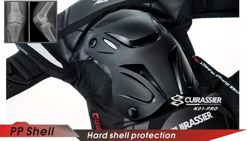 Cuirassier Protective Motorbike Kneepad Motocross Motorcycle Knee Pads MX Protector Night Reflective Guards Protection
