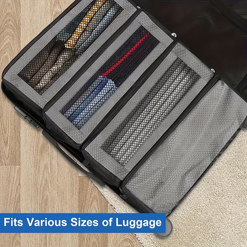 Suitcase Organizers, Travel Luggage Organizers, Portable Hanging Travel Shelves, Foldable Hanging Packing Small Compartments for Carry-on Luggage at the Fastest