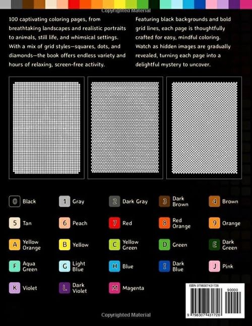 🎁The Ultimate Christmas Gift-🎨100 Color by Number Mysteries: A Coloring Book for Adults Relaxation and Wonder