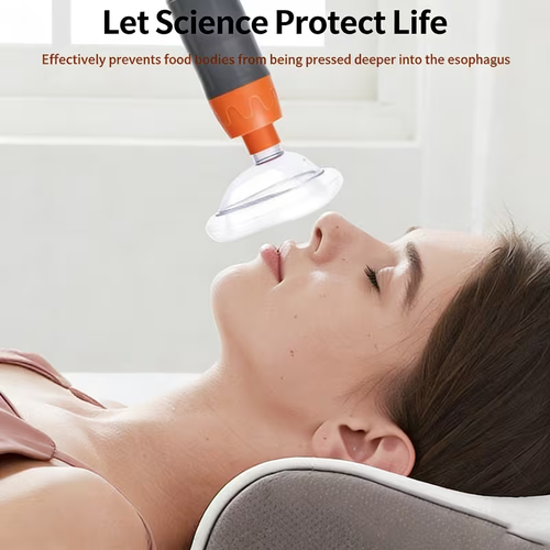 Home-Use Heimlich Anti-Choking Device with Throat Negative Pressure Suction