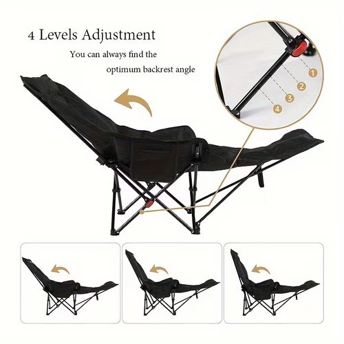 A Camping Bench Travel, This Foldable Leisure Furniture Features a Thickened, Detachable Design Suitable for Fishing. It Can Support Up to 286.6 LB And Is Ideal for Outdoor Camping, Sketching, Relaxing in The Yard, for Autumn And Winter
