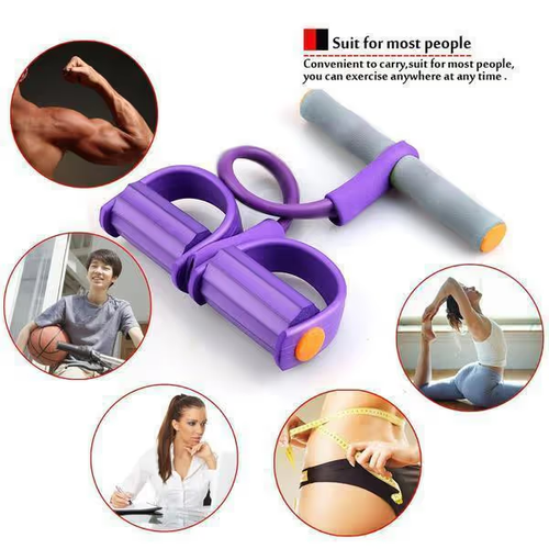 🔥21 Fitness Resistance Bands-4 Tube Pedal Ankle Puller
