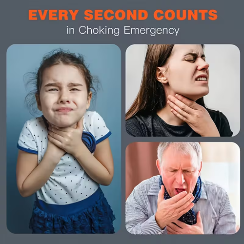 Home-Use Heimlich Anti-Choking Device with Throat Negative Pressure Suction