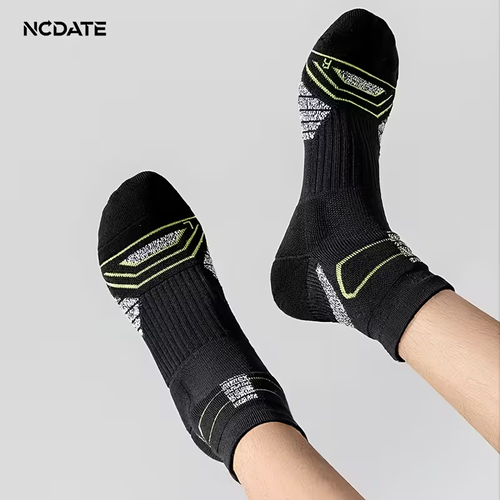 6 Pairs for Spring, Summer, Autumn, And Winter, Wearable in All Seasons. Men'S And Women'S Same Style Ankle Socks - with Mesh Breathable Fabric, Marathon Running Socks, Short Ankle Socks, Basketball Towel Bottom
