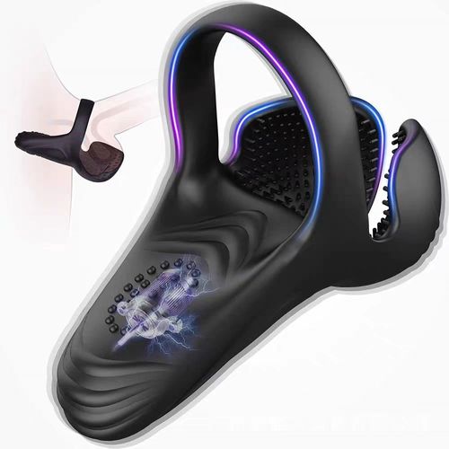 ~~Local spot~~~Wireless remote control vibration ring vibrator lock fine ring men's charging automatic wear root massage male delay toy🔞