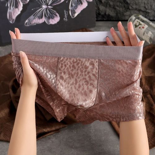 2026 Best-Selling Men's Ice Silk Boxer Briefs