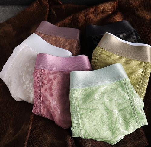 2026 Best-Selling Men's Ice Silk Boxer Briefs
