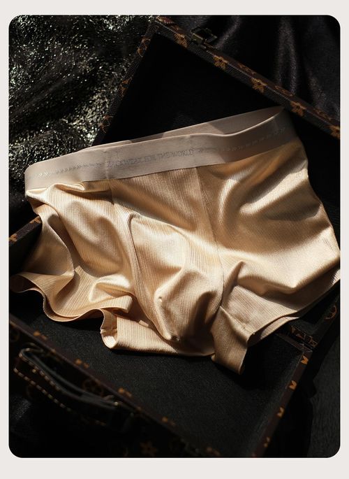 2026 Best-Selling Men's Ice Silk Boxer Briefs