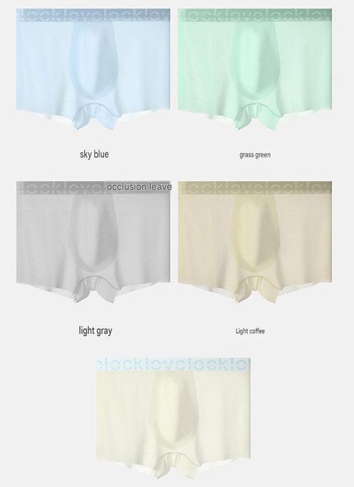 2026 Best-Selling Men's Ice Silk Boxer Briefs