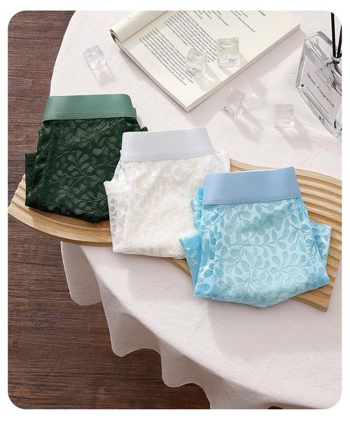 2026 Best-Selling Men's Ice Silk Boxer Briefs