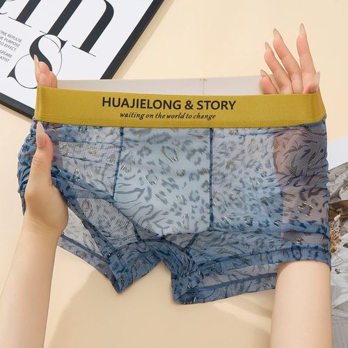 2026 Best-Selling Men's Ice Silk Boxer Briefs