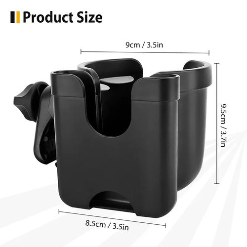 Baby pushchair bottle holder