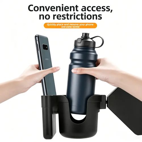Baby pushchair bottle holder