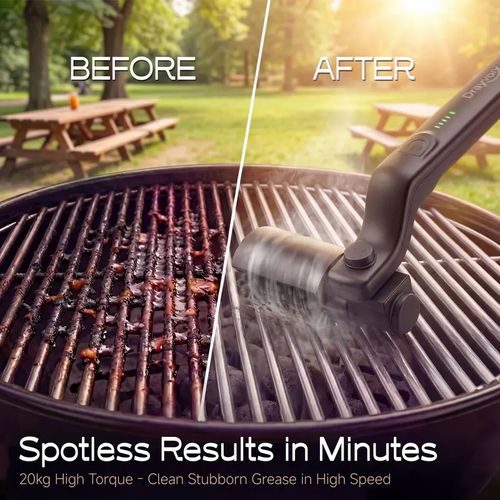 Electric barbecue brush