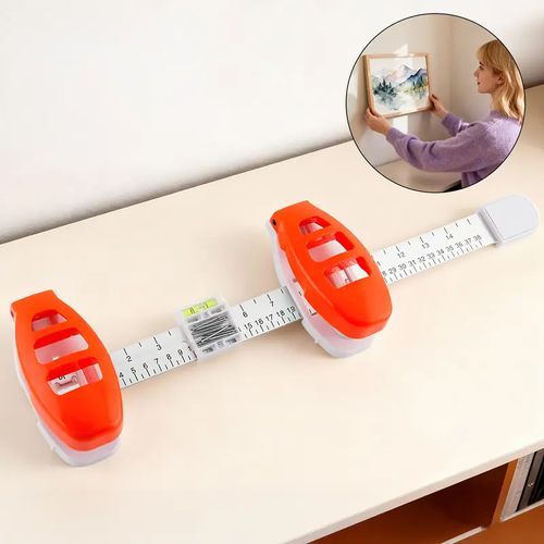Picture Hanging Spirit Level with Nail Positioning