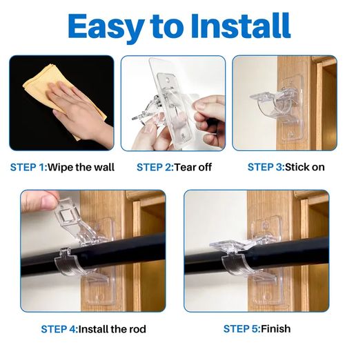 Curtain rail brackets