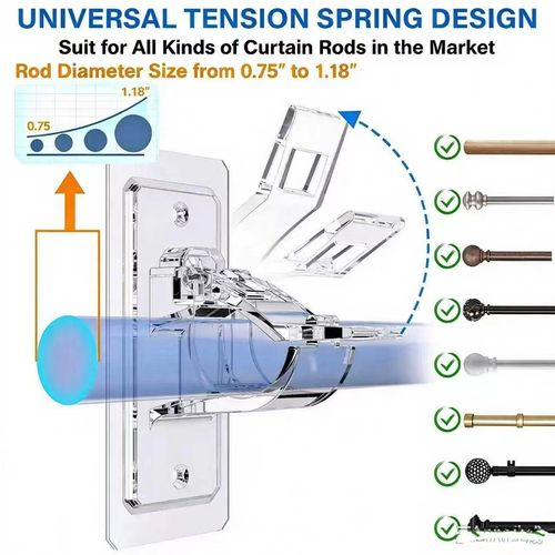 Curtain rail brackets