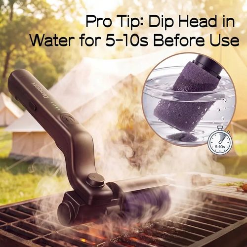 Electric barbecue brush