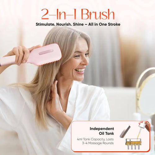 Electric massage comb