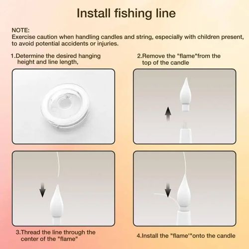 Flameless floating candles