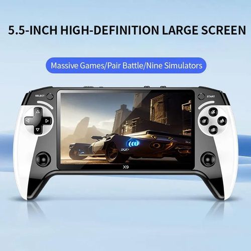 Hot Selling X9 Handheld Game Console 1500mah 5.5 Inch HD Screen Portable Retro Video Game Console Multifunctional