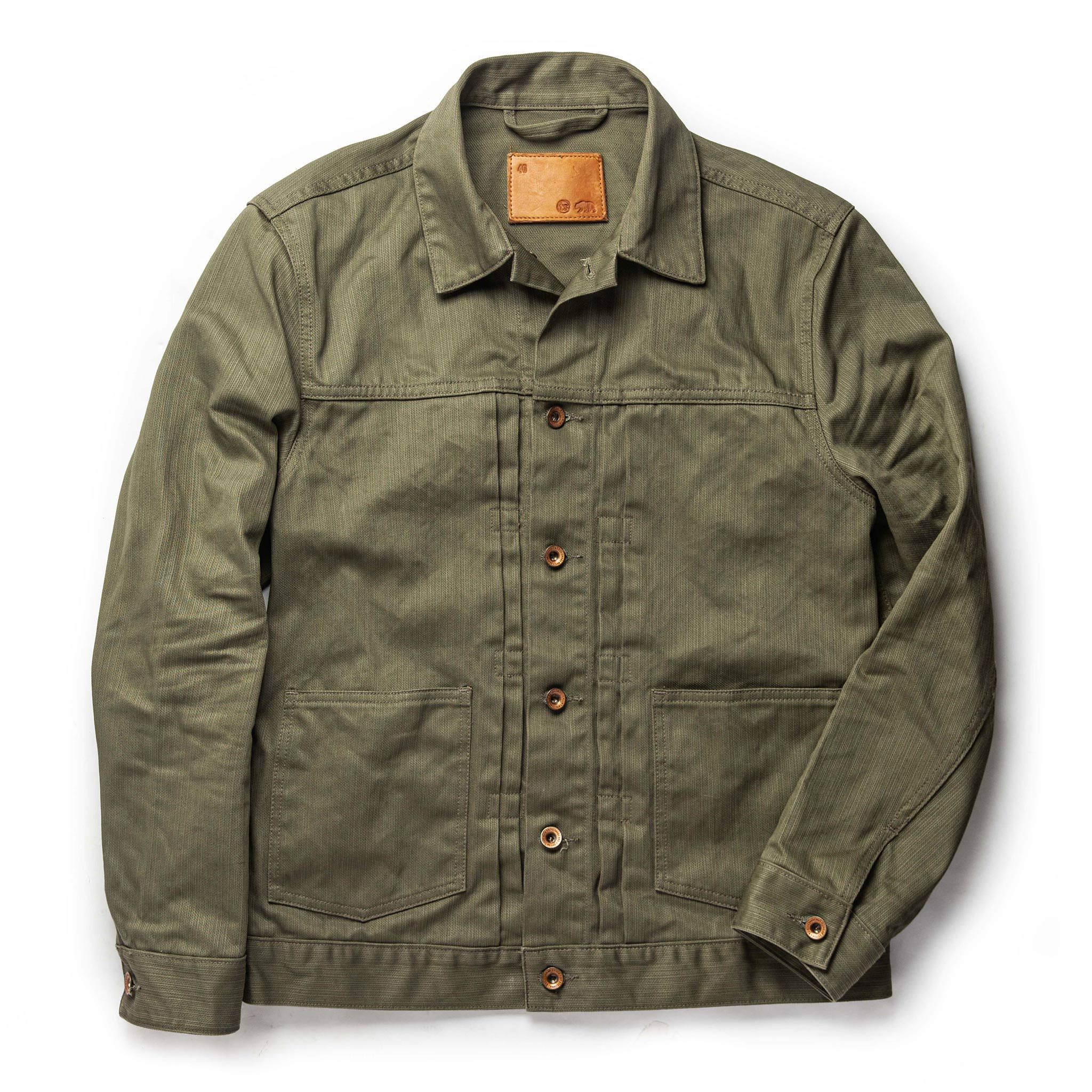 Rccuv Ryder Jacket in Yoshiwa Mills Olive