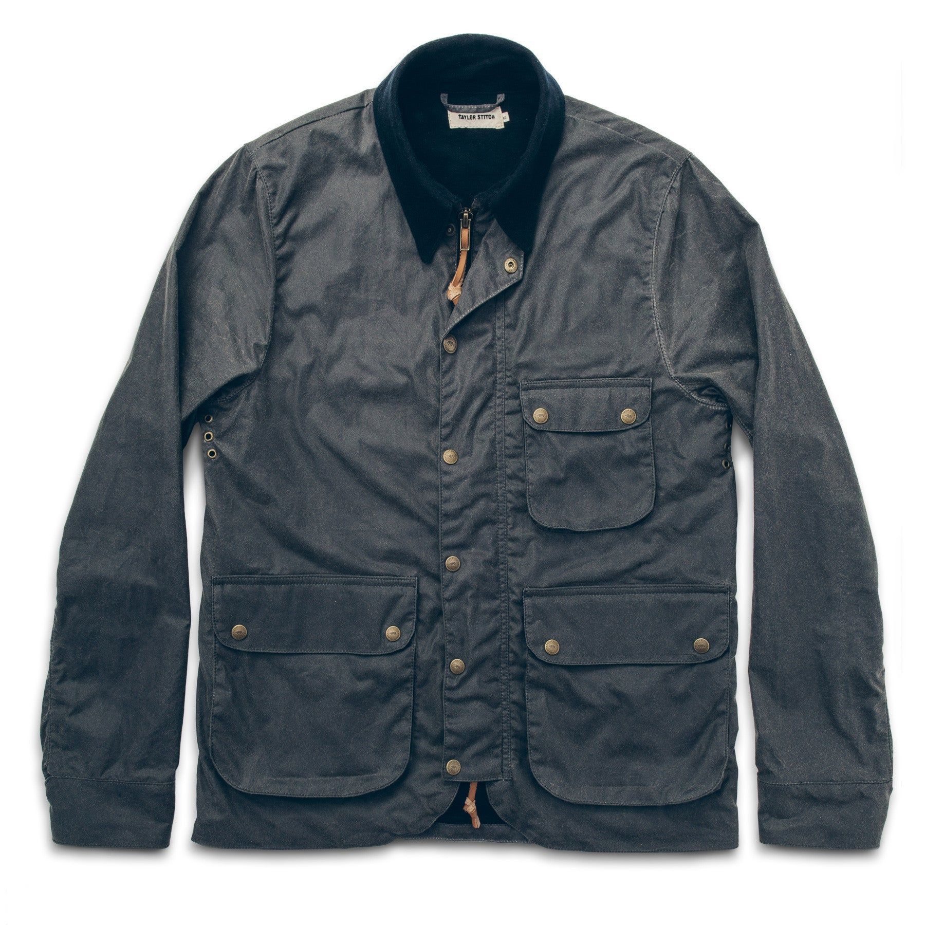 Rccuv Rover Jacket in Slate Waxed Canvas