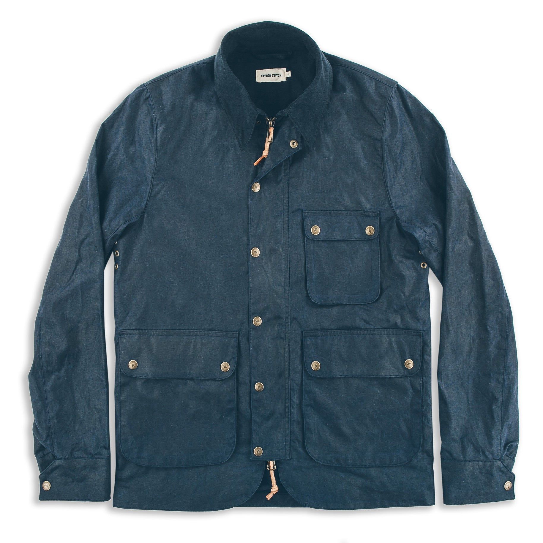 Rccuv Rover Jacket in Navy Waxed Cotton