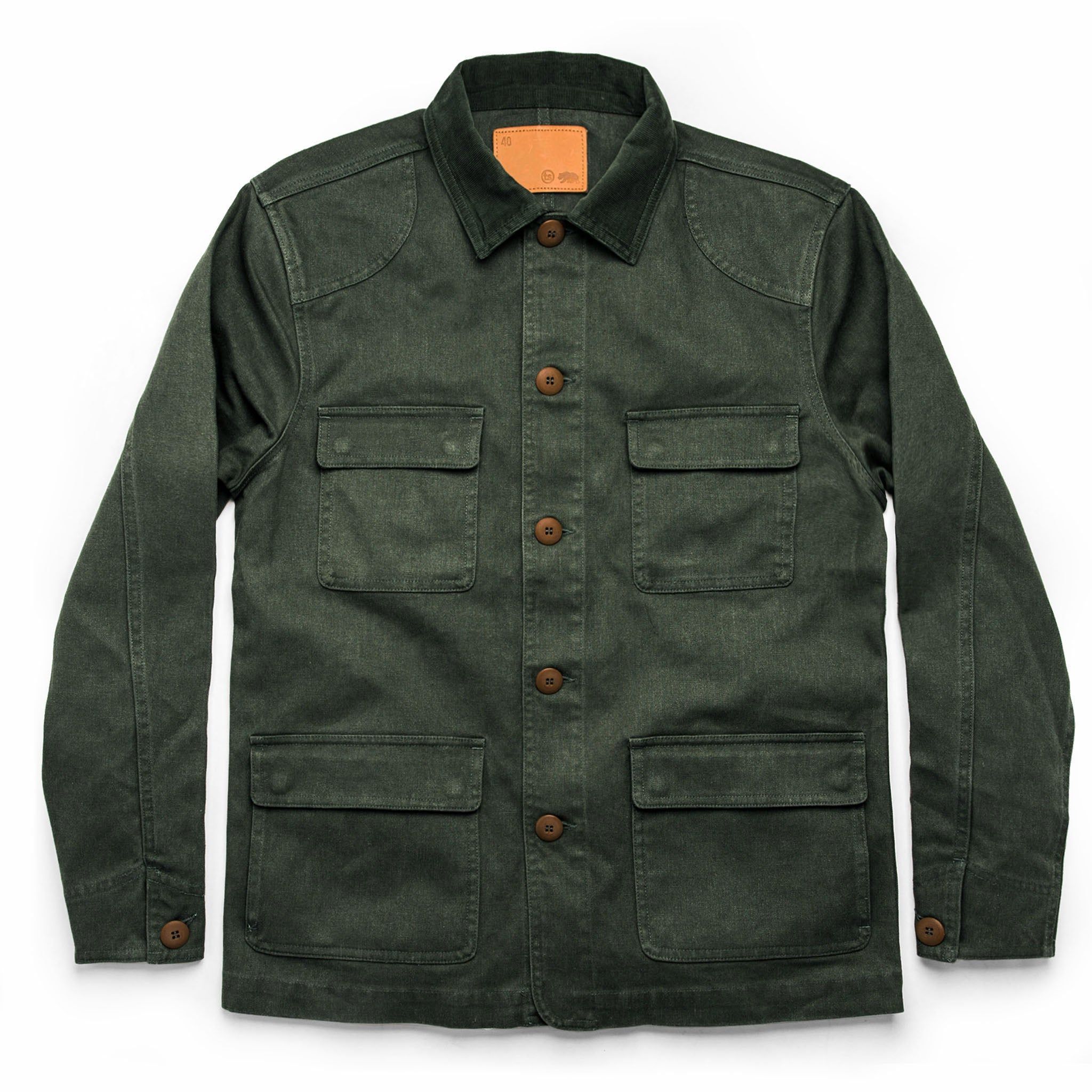 Rccuv Project Jacket in Olive Boss Duck