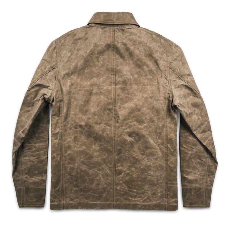 Rccuv Project Jacket in Field Tan Beeswaxed Canvas