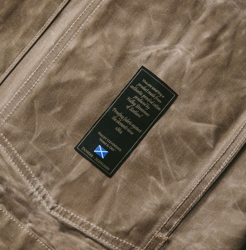 Rccuv Project Jacket in Field Tan Beeswaxed Canvas