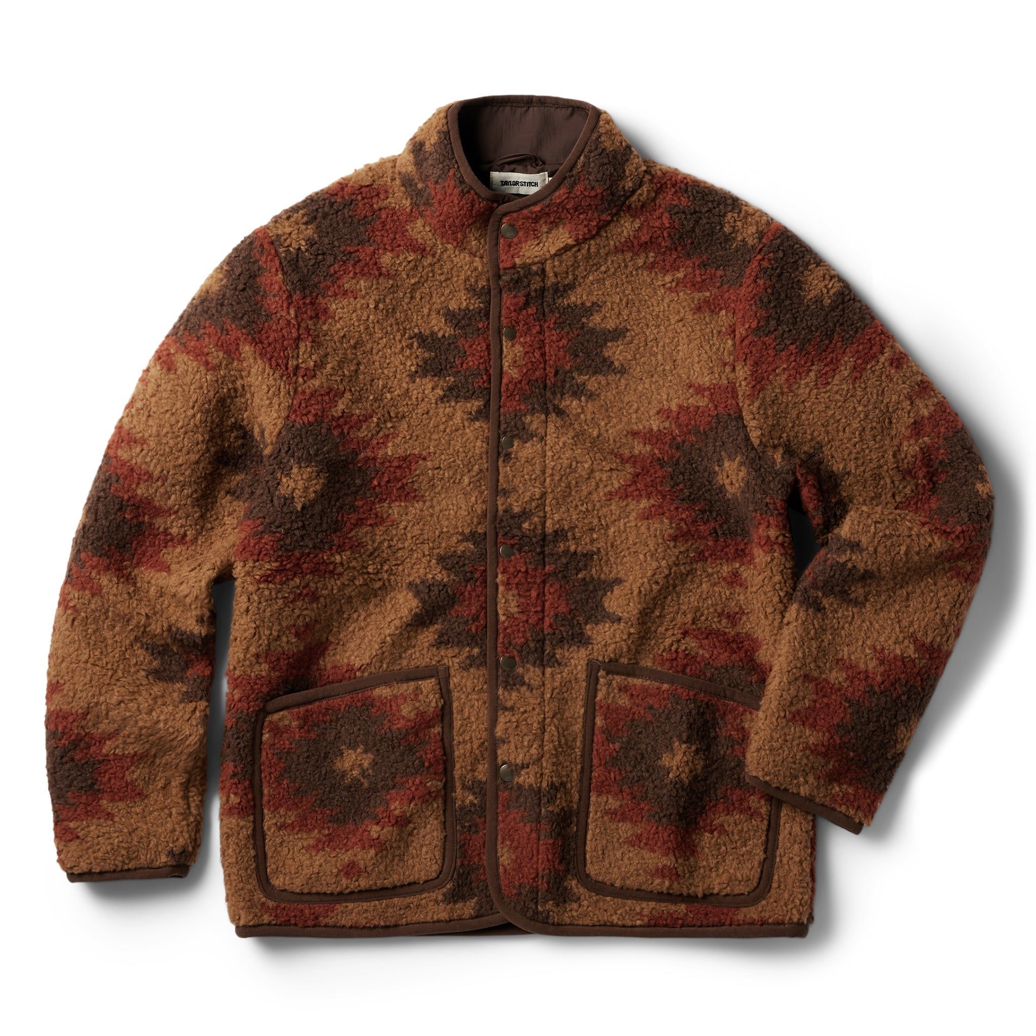 Rccuv Port Jacket in Khaki Kilim