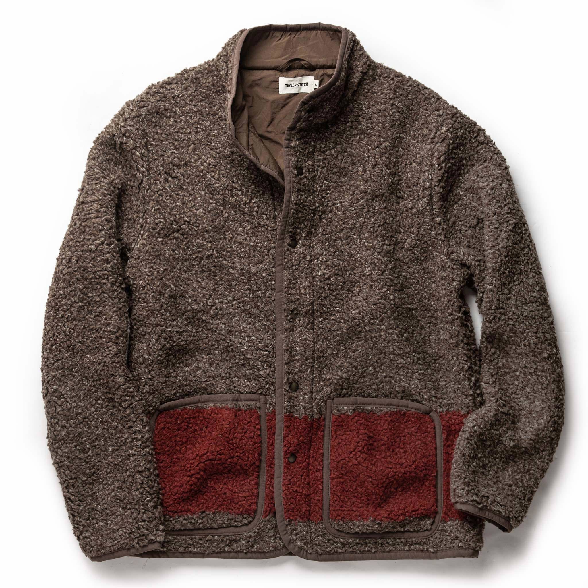 Rccuv Port Jacket in Espresso Marl