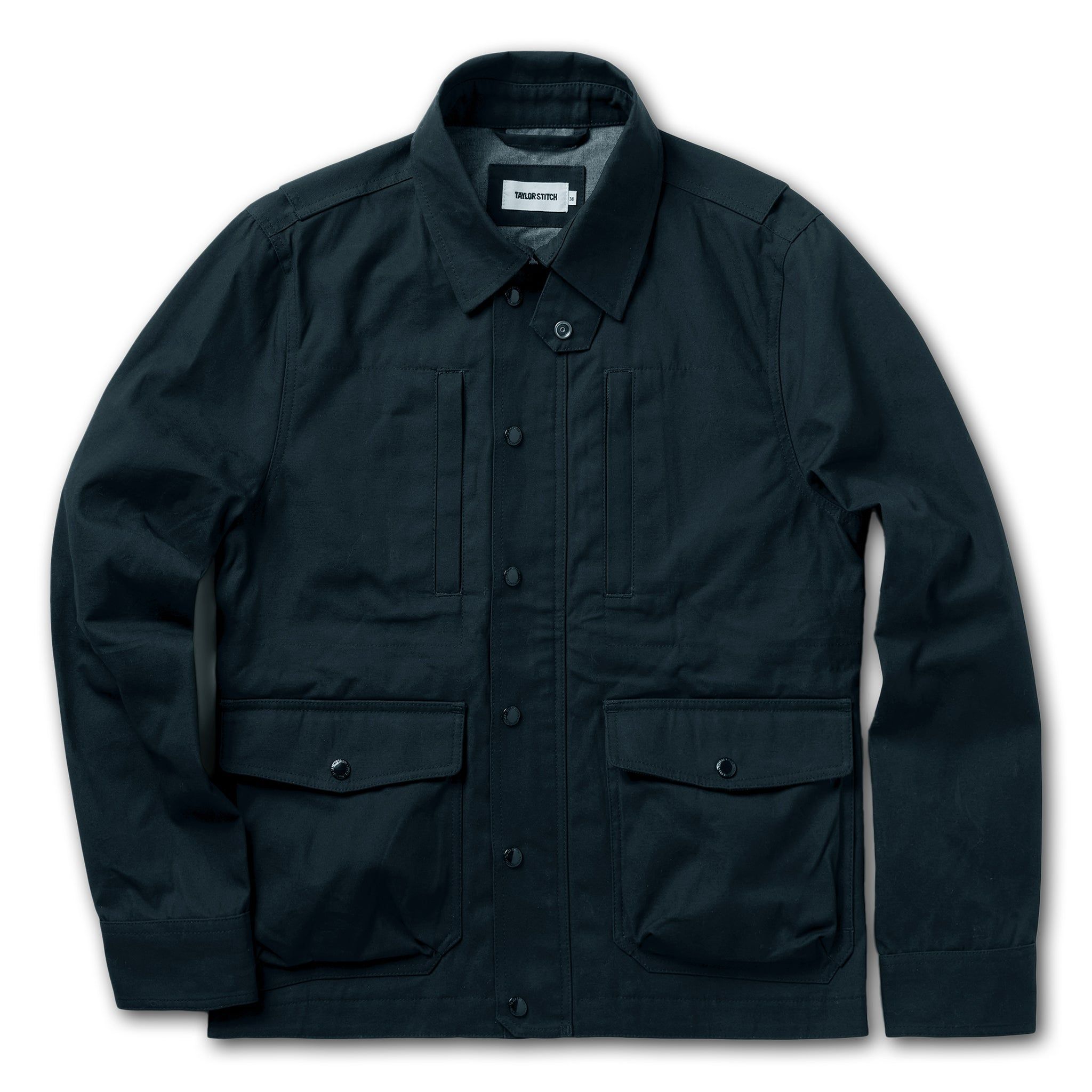 Rccuv Pathfinder Jacket in Navy Dry Wax