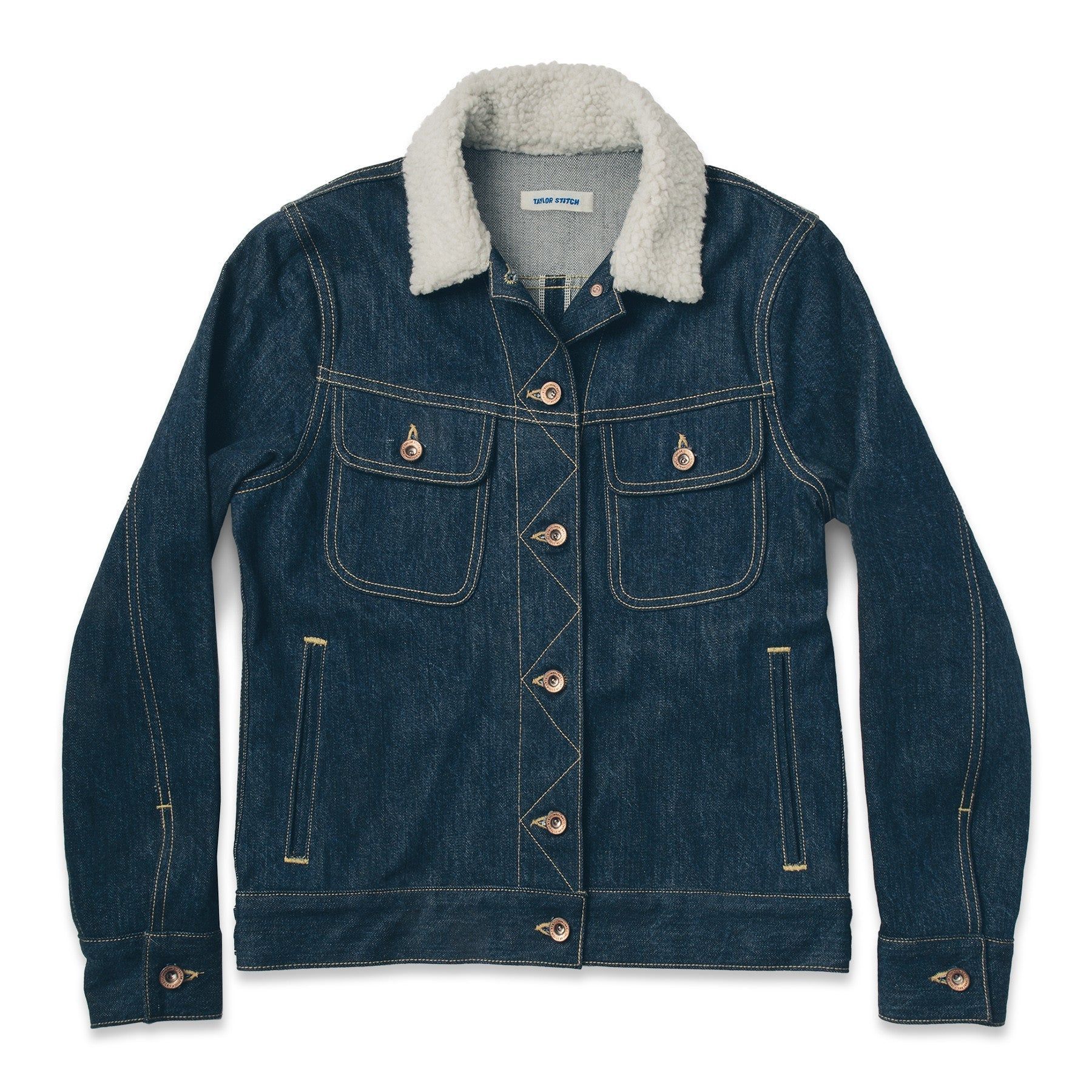 Rccuv Pacific Jacket in Sea Washed Selvage Denim