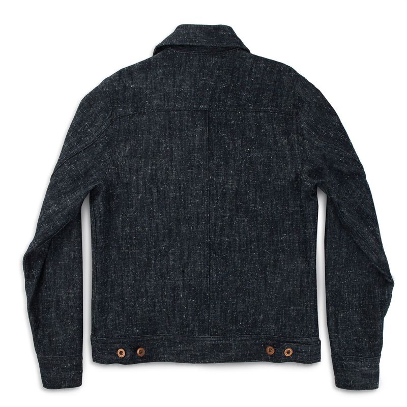 Rccuv Pacific Jacket in Indigo Silk Denim