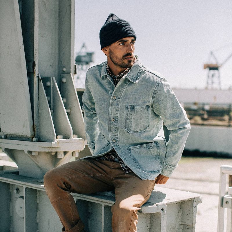 Rccuv Ojai Jacket in Washed Denim