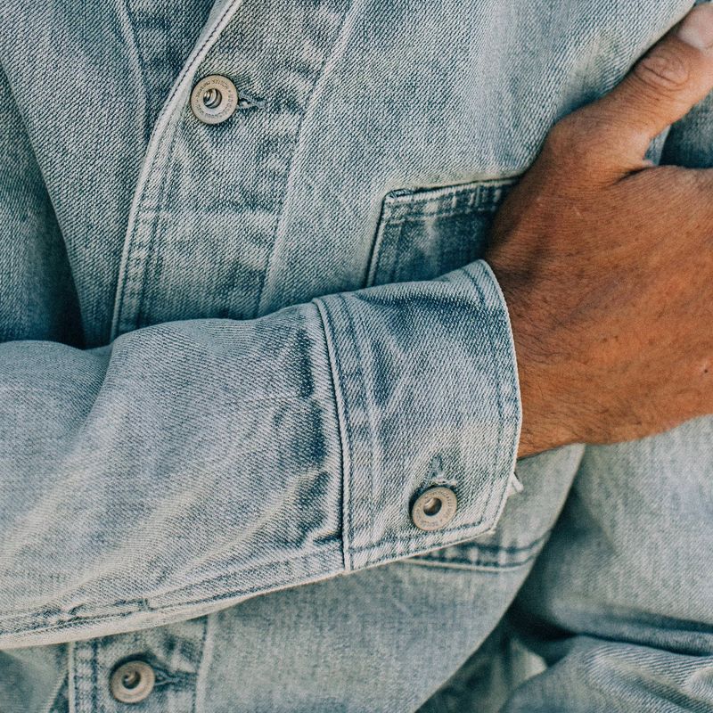 Rccuv Ojai Jacket in Washed Denim