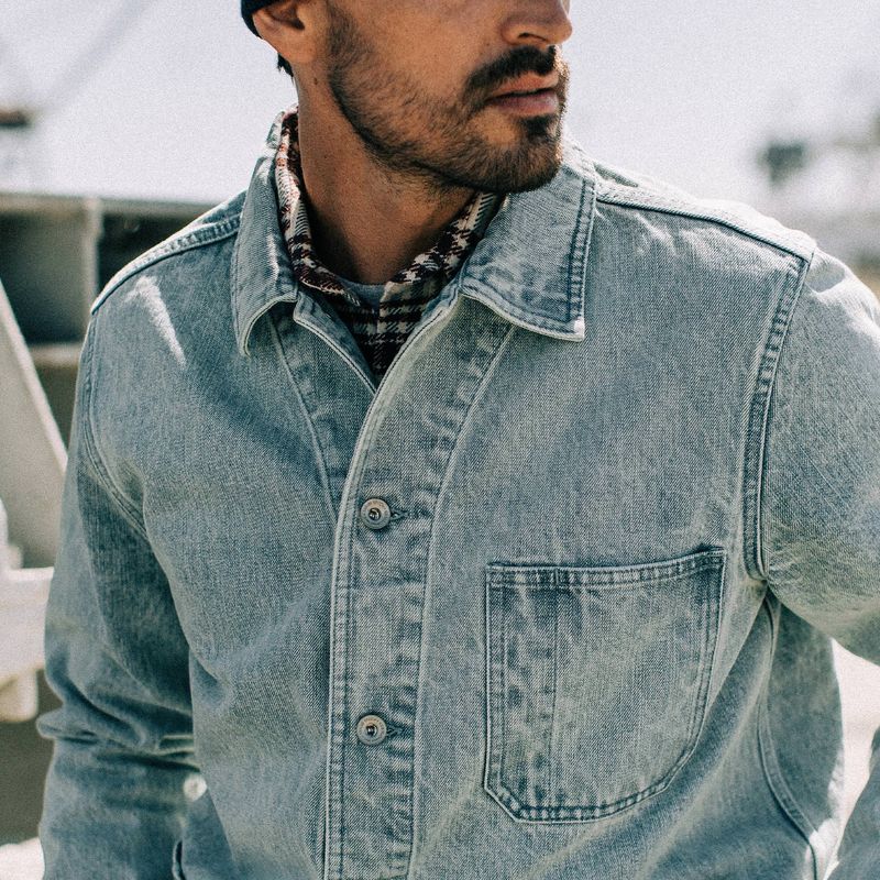 Rccuv Ojai Jacket in Washed Denim