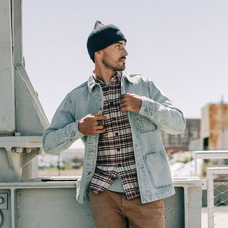 Rccuv Ojai Jacket in Washed Denim