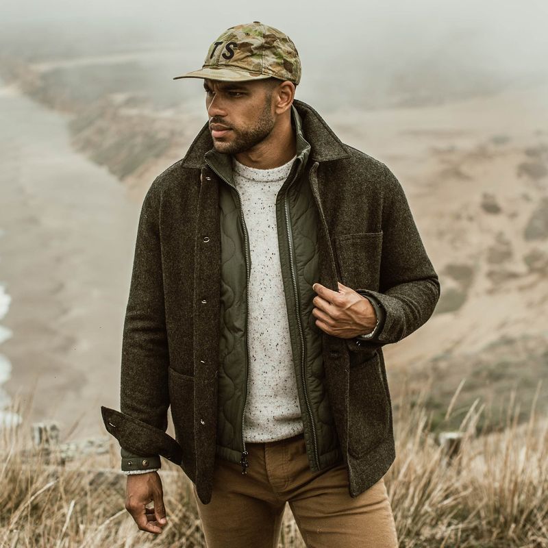 Rccuv Ojai Jacket in Shetland Moss