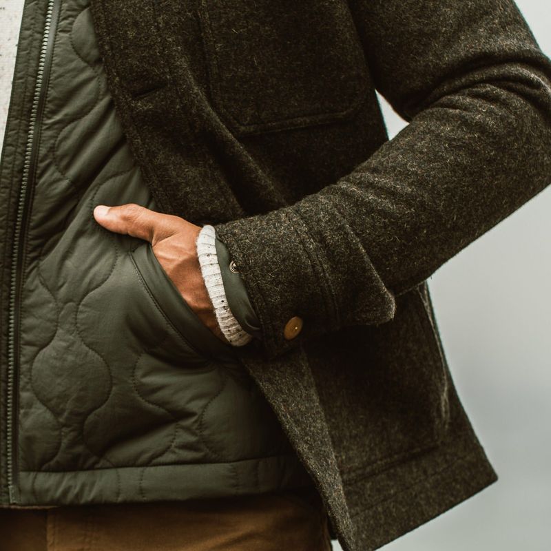 Rccuv Ojai Jacket in Shetland Moss