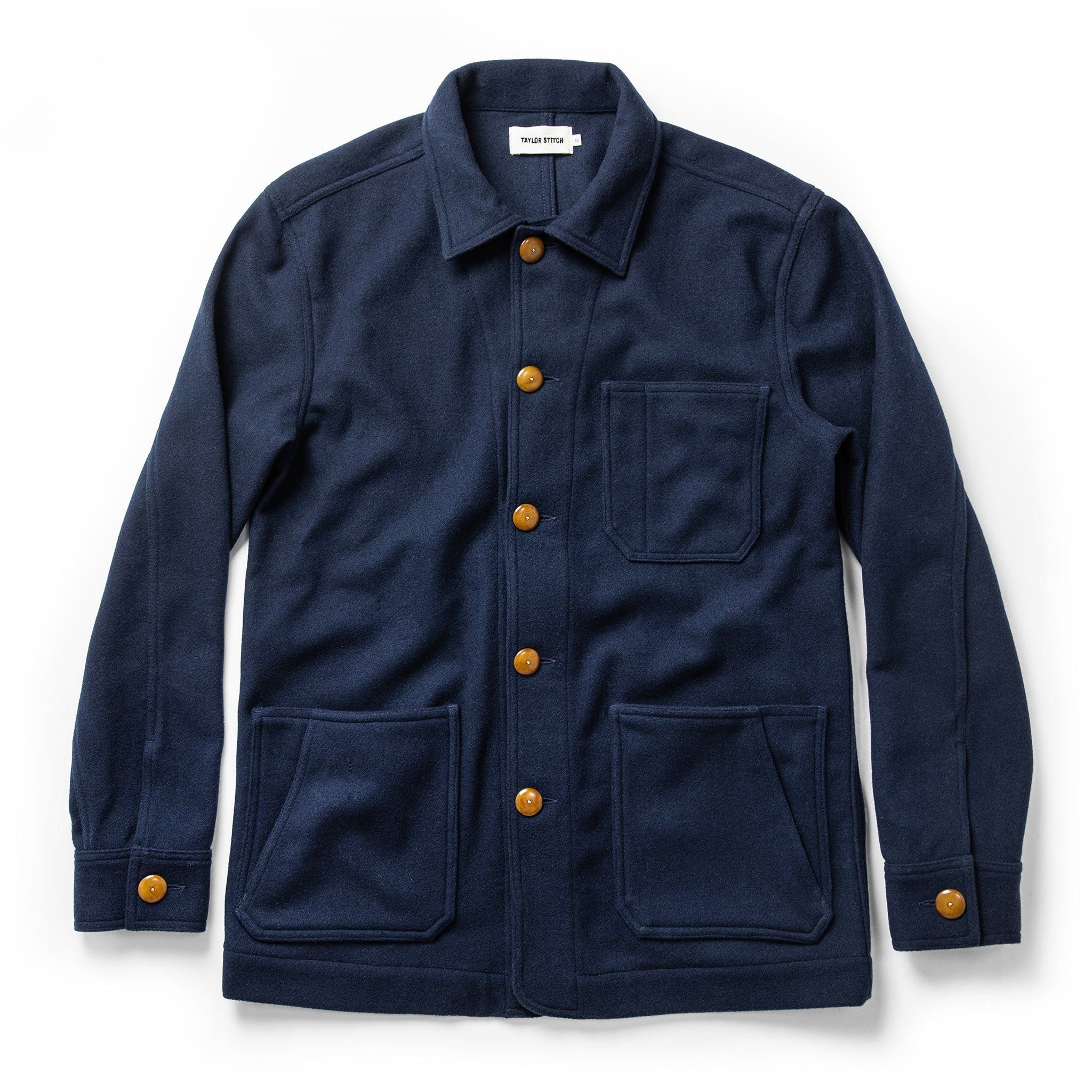 Rccuv Ojai Jacket in Navy Boiled Wool