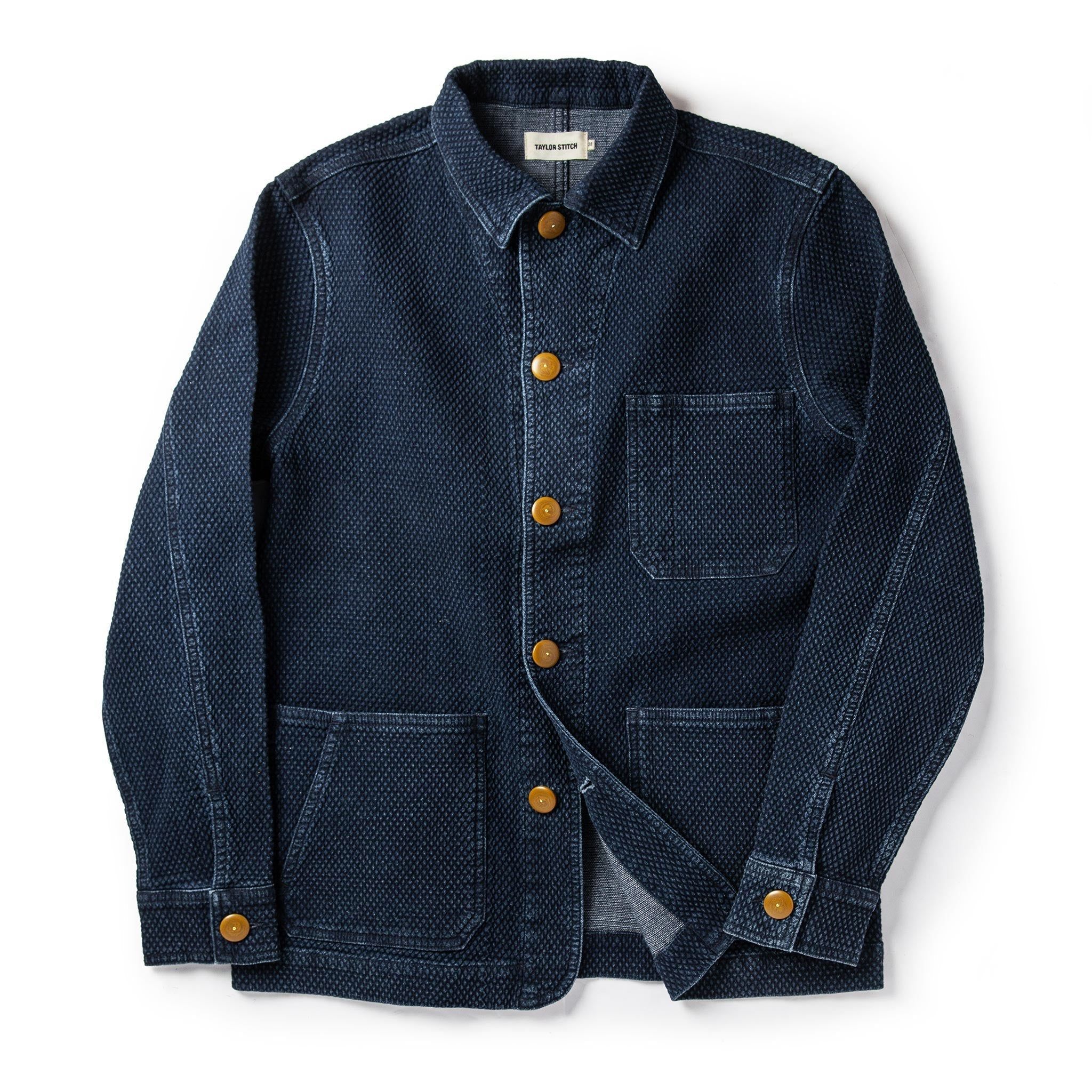 Rccuv Ojai Jacket in Indigo Diamond Plate