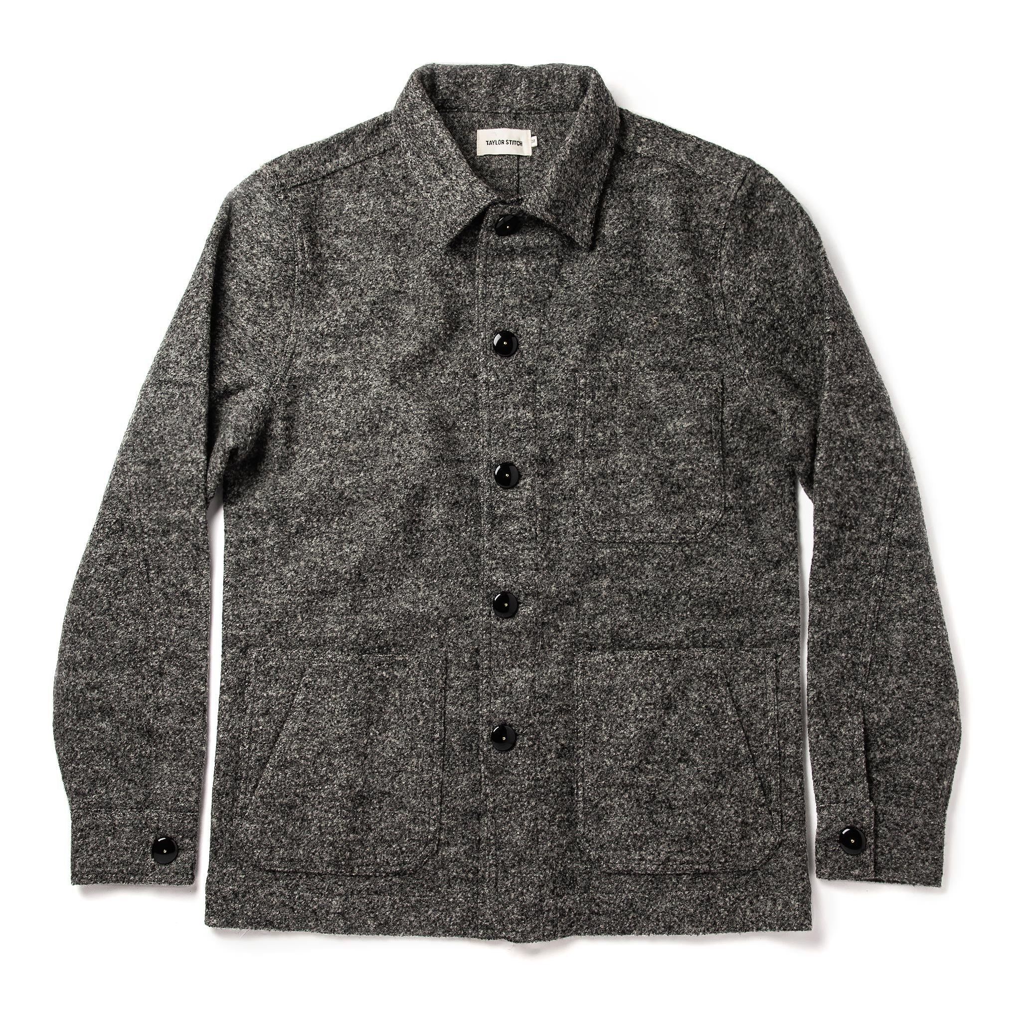 Rccuv Ojai Jacket in Charcoal Wool