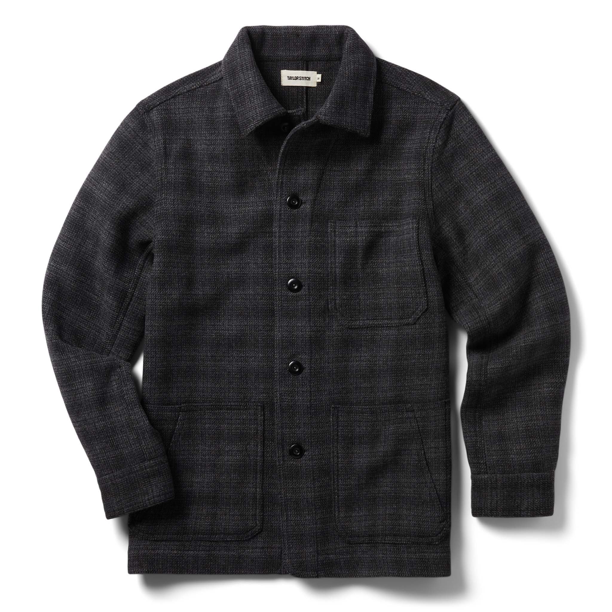 Rccuv Ojai Jacket in Ash Plaid Wool