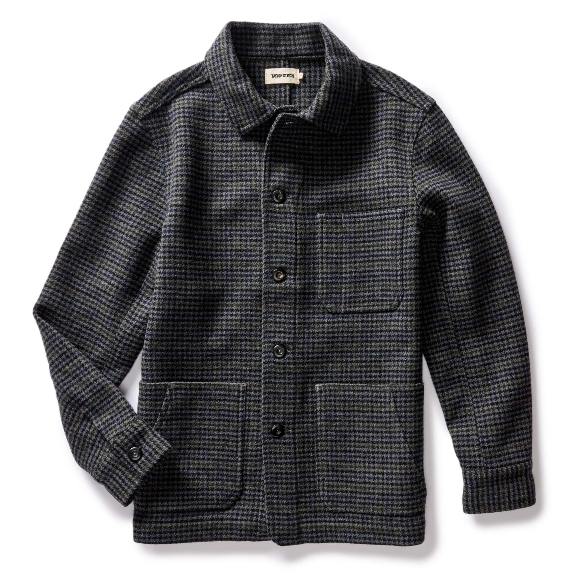 Rccuv Ojai Jacket in Ash Guncheck Wool