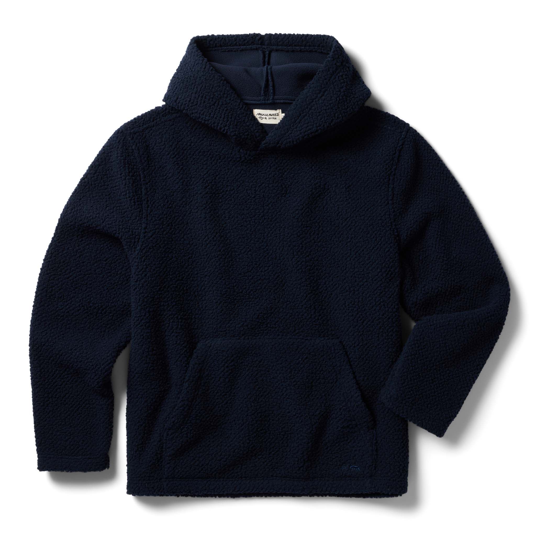 Rccuv Nomad Hoodie in Navy Sherpa