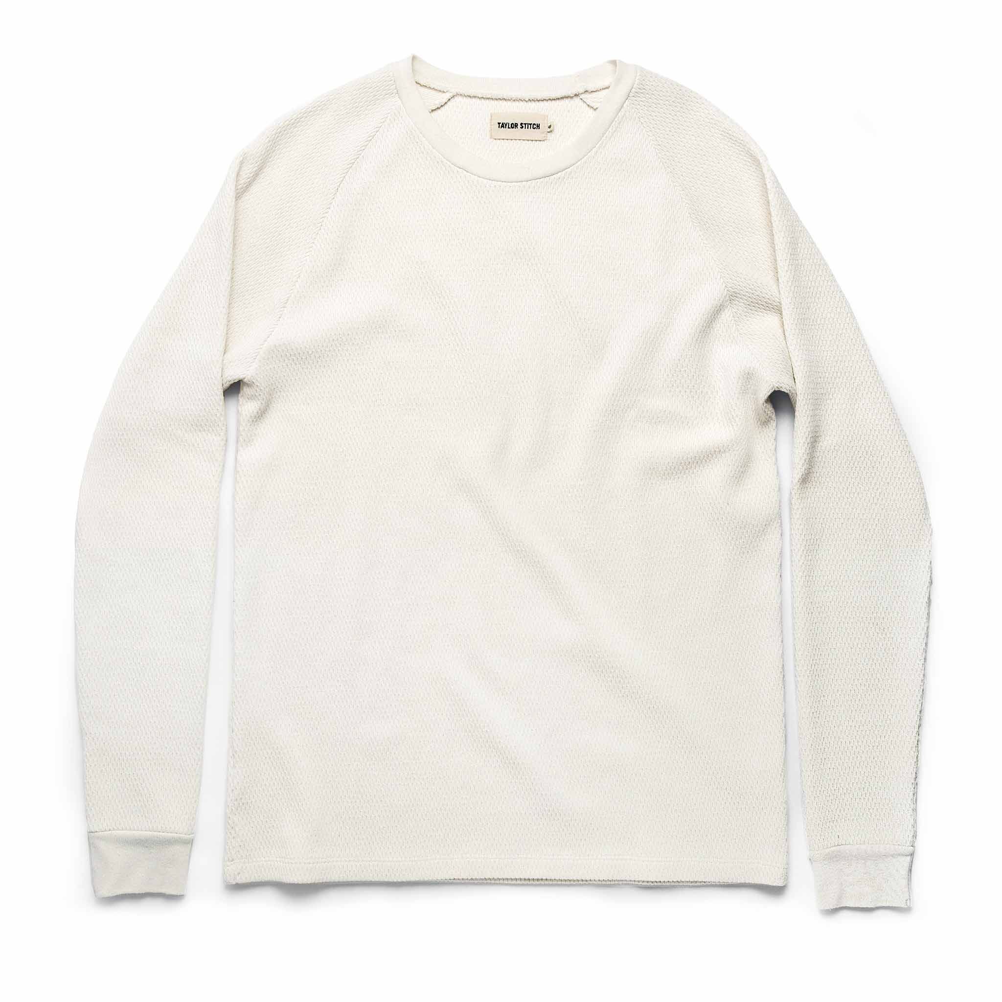 Rccuv Heavy Bag Waffle Long Sleeve in Natural Archive