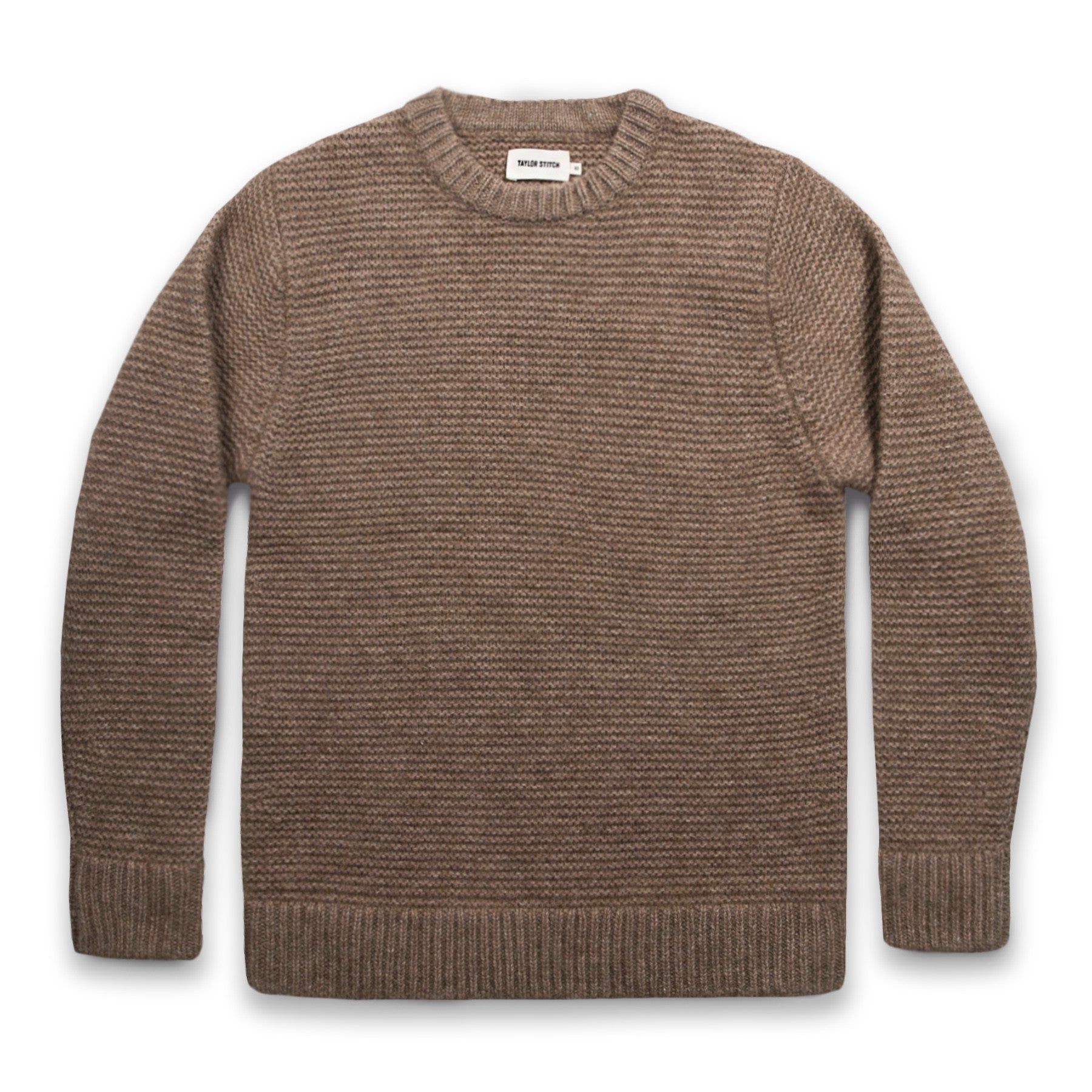 Rccuv Link Stitch Crew in Oatmeal Alpaca